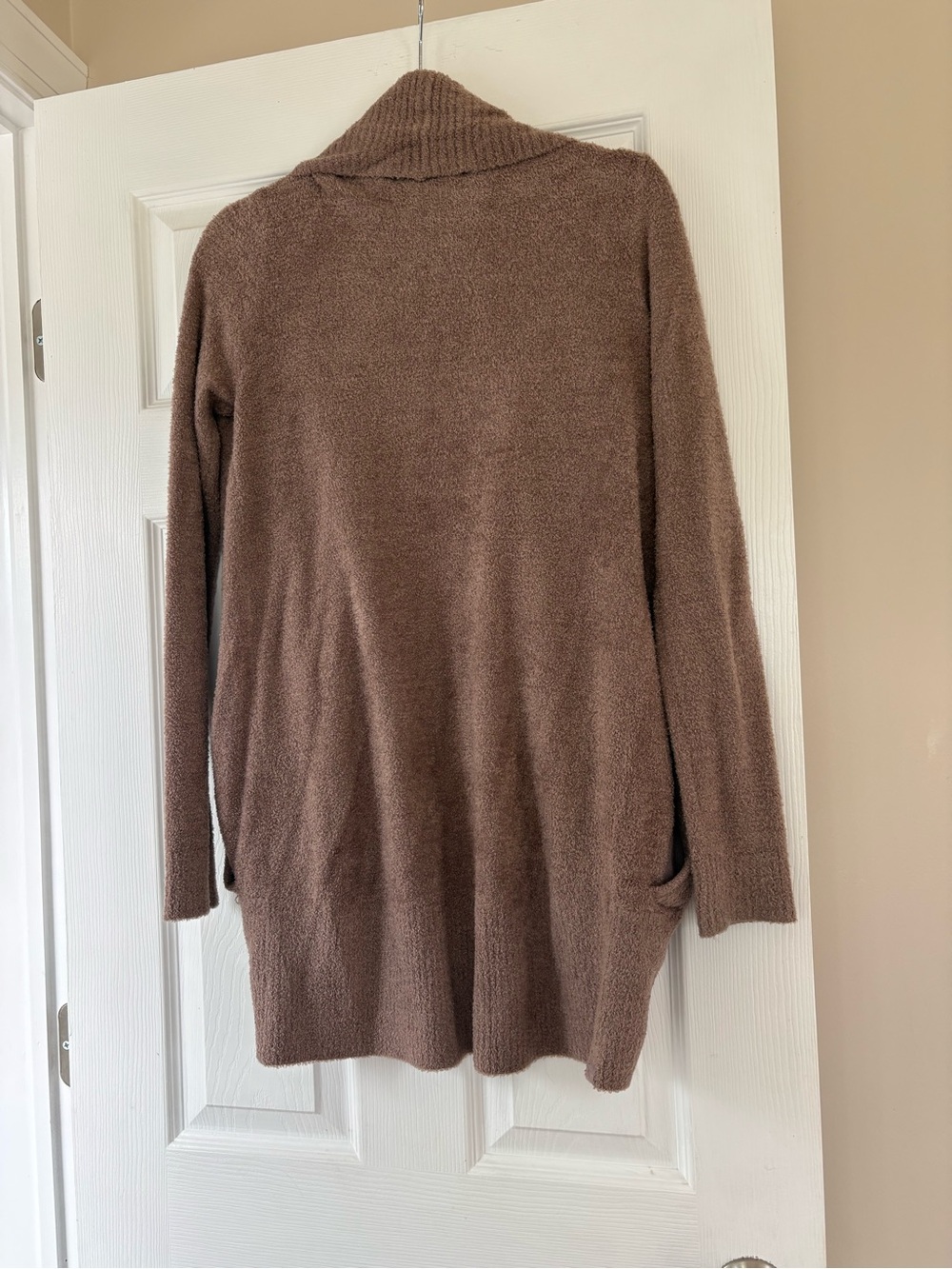 Barefoot Dreams CozyChic Lite Circle Cardi Draped Open-Front Cardigan Sweater - Picture 7 of 7